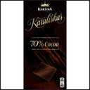 Juodasis šokoladas KARŪNA KARALIŠKAS, 70 %, 100g