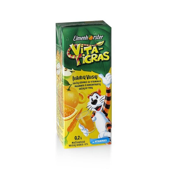 Sulčių gėrimas ELMENHORSTER VITA TIGRAS, 0,2l