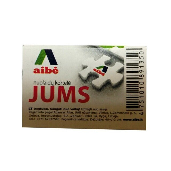 Degtukai AIBĖ JUMS