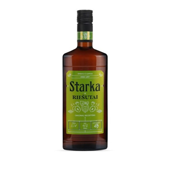 Spiritinis gėrimas VILNIAUS STARKA ir riešutais
