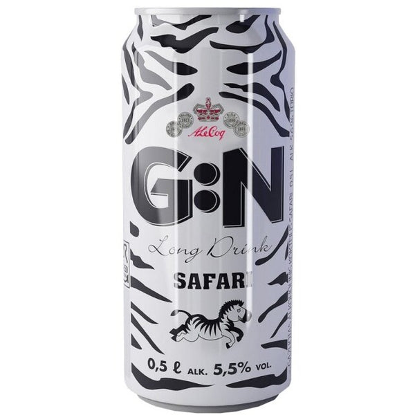 Alkoholinis kokteilis G:N SAFARI, 5,5%, 0,5l skardinė