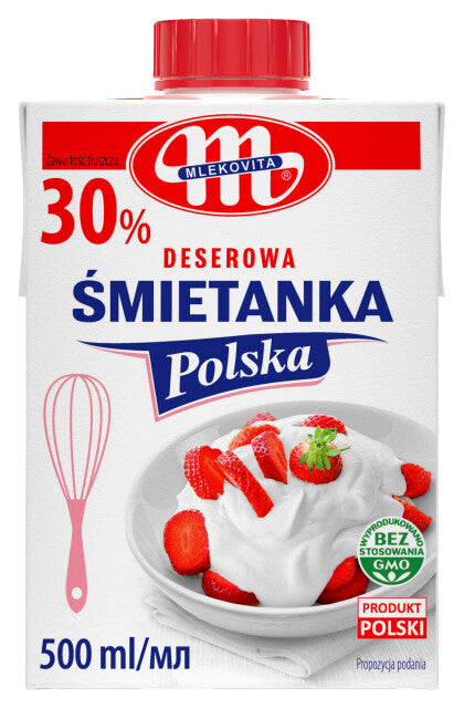 Grietinėlė MLEKOVITA, 30% rieb., 0,5l