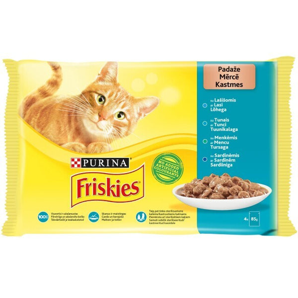 Konserv. kačių ėdalas FRISKIES, 4x85g