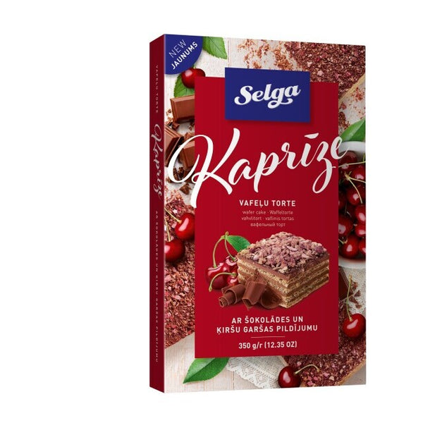 Vaflinis tortas SELGA KAPRIZAS, 350g