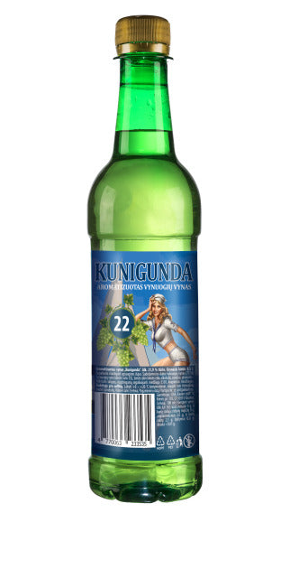 Aromatizuotas vynas KUNIGUNDA, baltas, 21,9 %, 0,5l