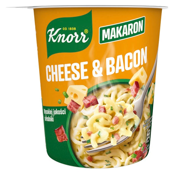 Gr. paruoš. makaronai KNORR su sūriu ir kumpiu, 71g