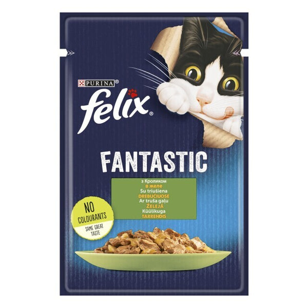 Konserv. kačių ėdalas FELIX FANTASTIC