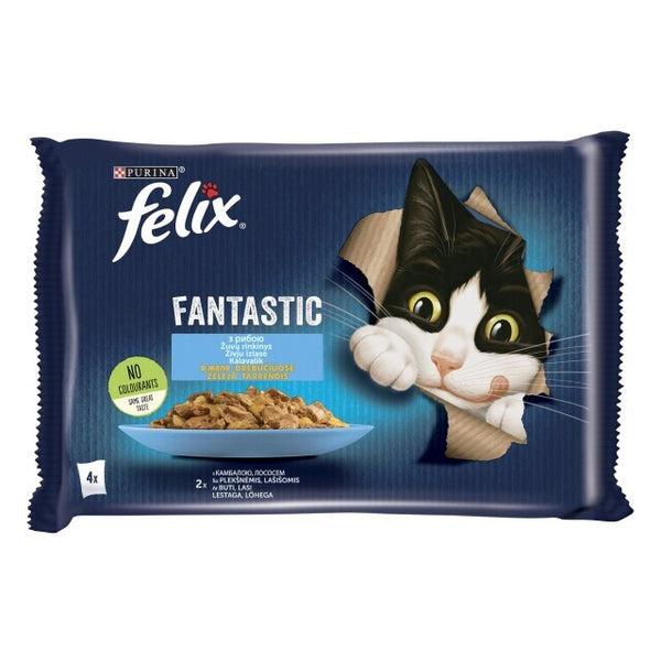 Konserv. kačių ėdalas FELIX FANTASTIC