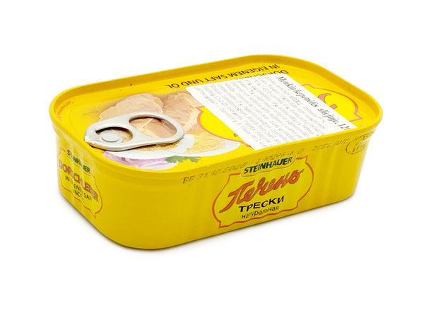 Menkių kepenėlės STEINHAUER, aliejuje, 120g