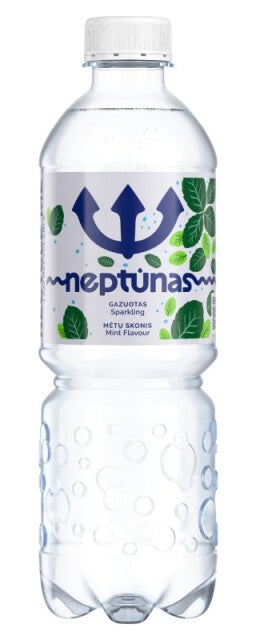 Gazuotas stalo vanduo NEPTŪNAS, mėtų skonio
