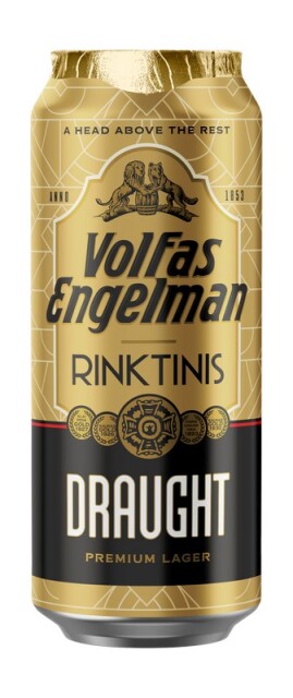 Alus VOLFAS ENGELMAN RINKTINIS DRAUGHT, šviesus, 5,2 %