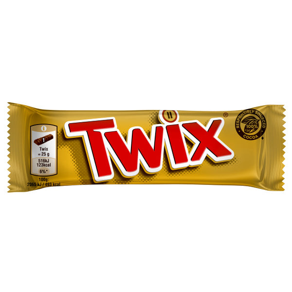 Šokoladinis batonėlis TWIX, 50g