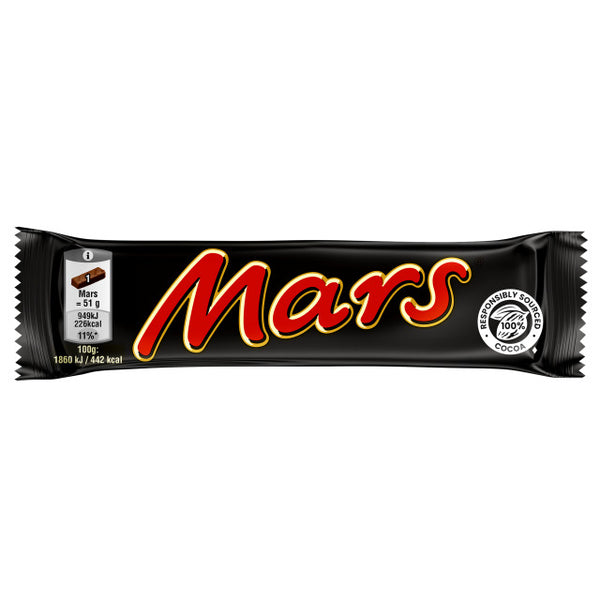 Šokoladinis batonėlis MARS, 51g
