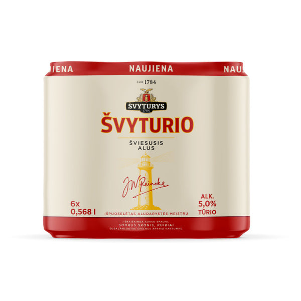 Alus ŠVYTURYS ŠVYTURIO, šviesusis, 5%