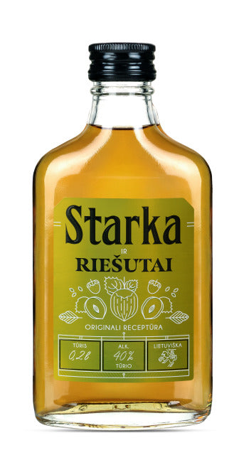 Spiritinis gėrimas VILNIAUS STARKA ir riešutais