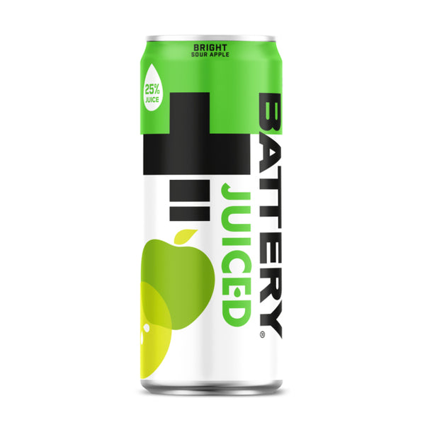 Energinis gėrimas BATTERY+, JUICED, gazuotas, 0,33l skardinė
