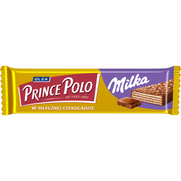 Vaflinis batonėlis PRINCE POLO MILKA, 45g
