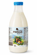 Pienas TĖVIŠKĖS, 3,5% rieb., 1 l